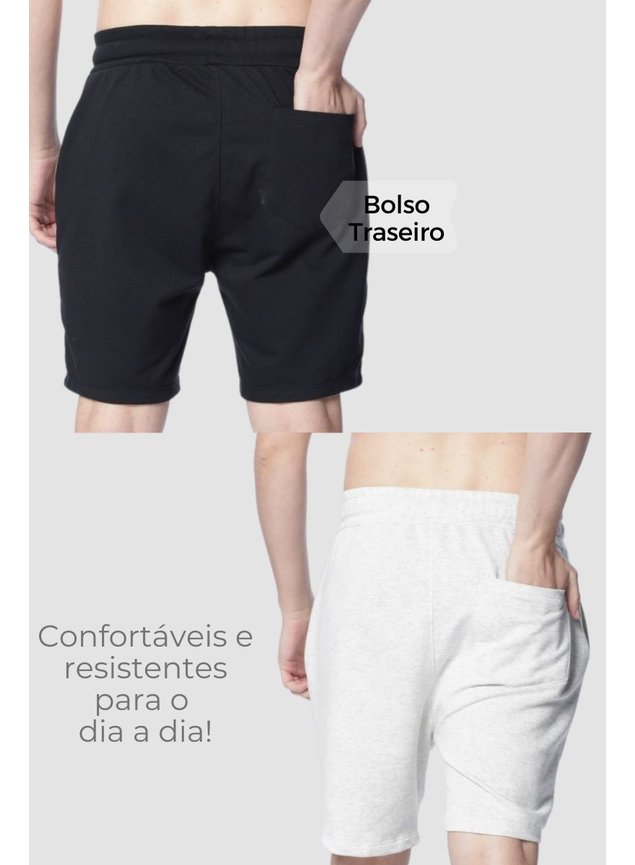 Pack Bermuda Masculina - Kit com 02 Bermudas Kartter