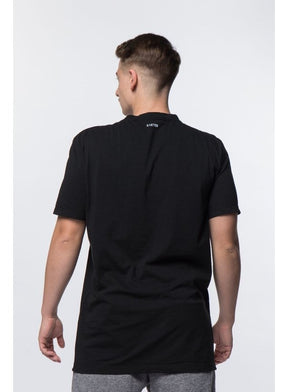 Camiseta Henley Masculina Preto Kartter